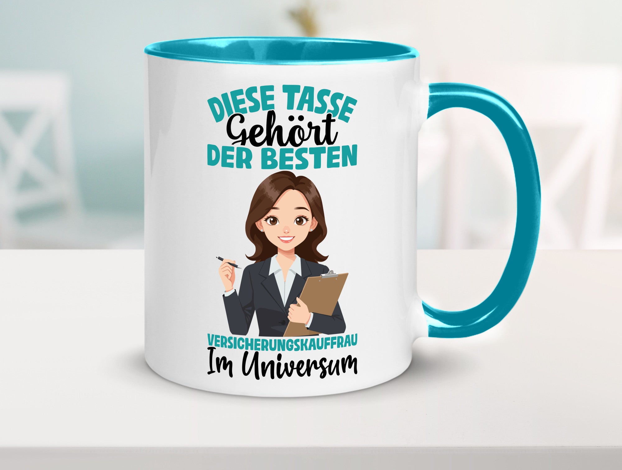 Im Universum: Versicherungskauffrau | Kauffrau lustig Humor Geschenkidee