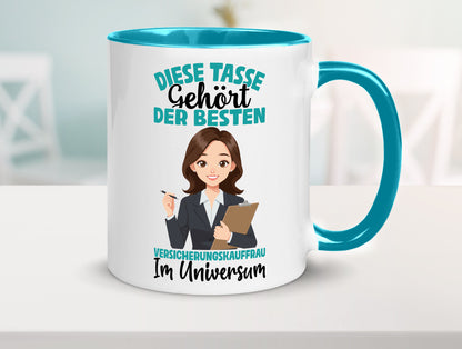 Im Universum: Versicherungskauffrau | Kauffrau lustig Humor Geschenkidee