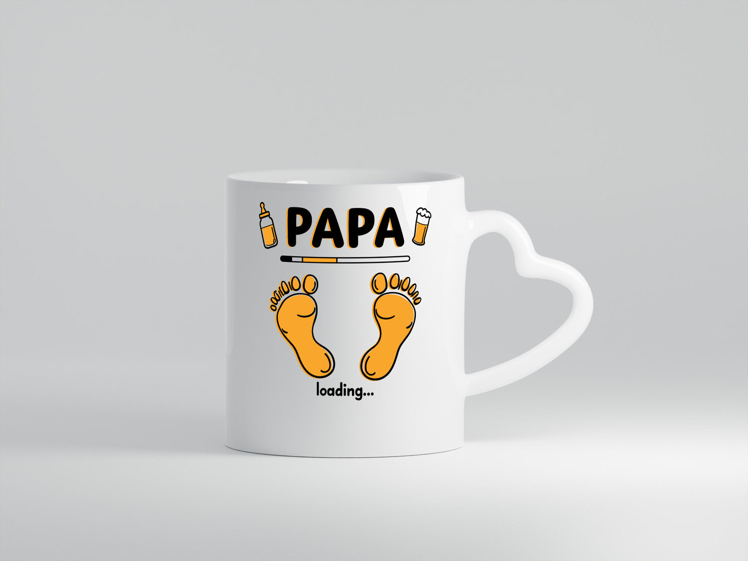 Papa loading | Ankündigung schwangerschaft lustiger Spruch Geschenk Humor