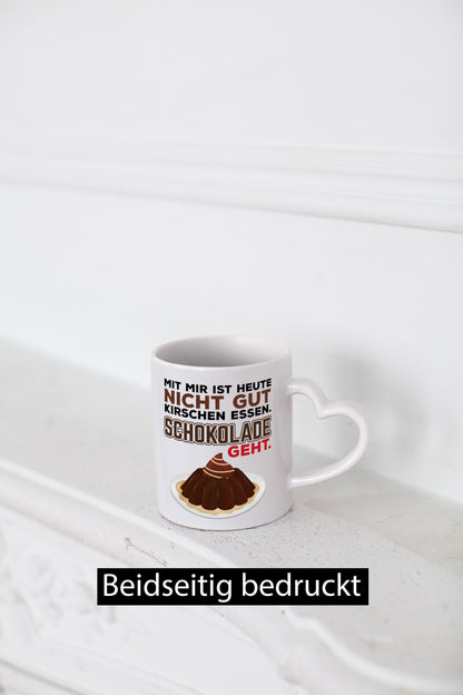 Chocolate Quote | Chocolate Lover Mug Chocolate Cake Humor Gift Idea