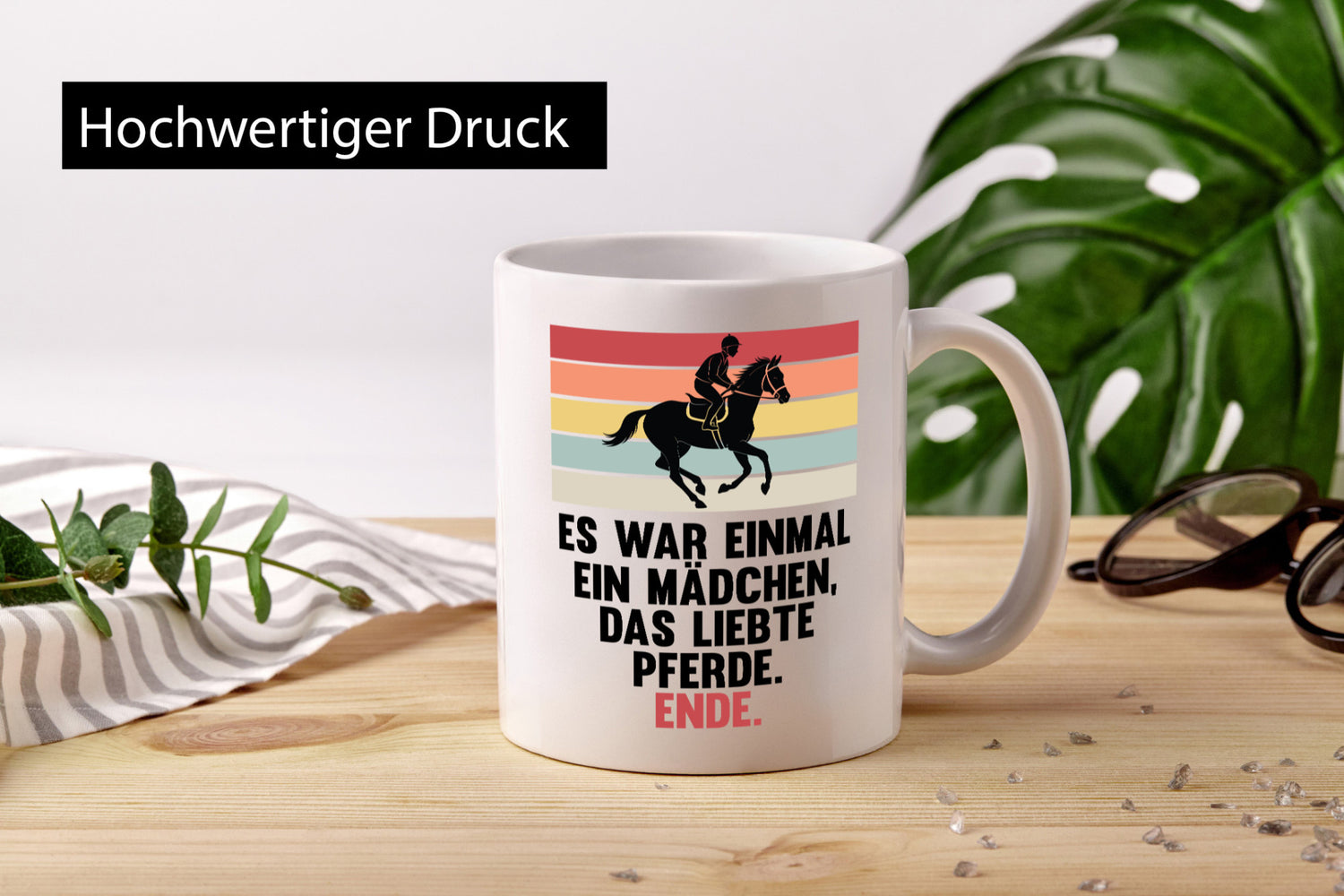 Es war einmal ein Mädchen das Liebte Pferde | lustig Humor Geschenkidee