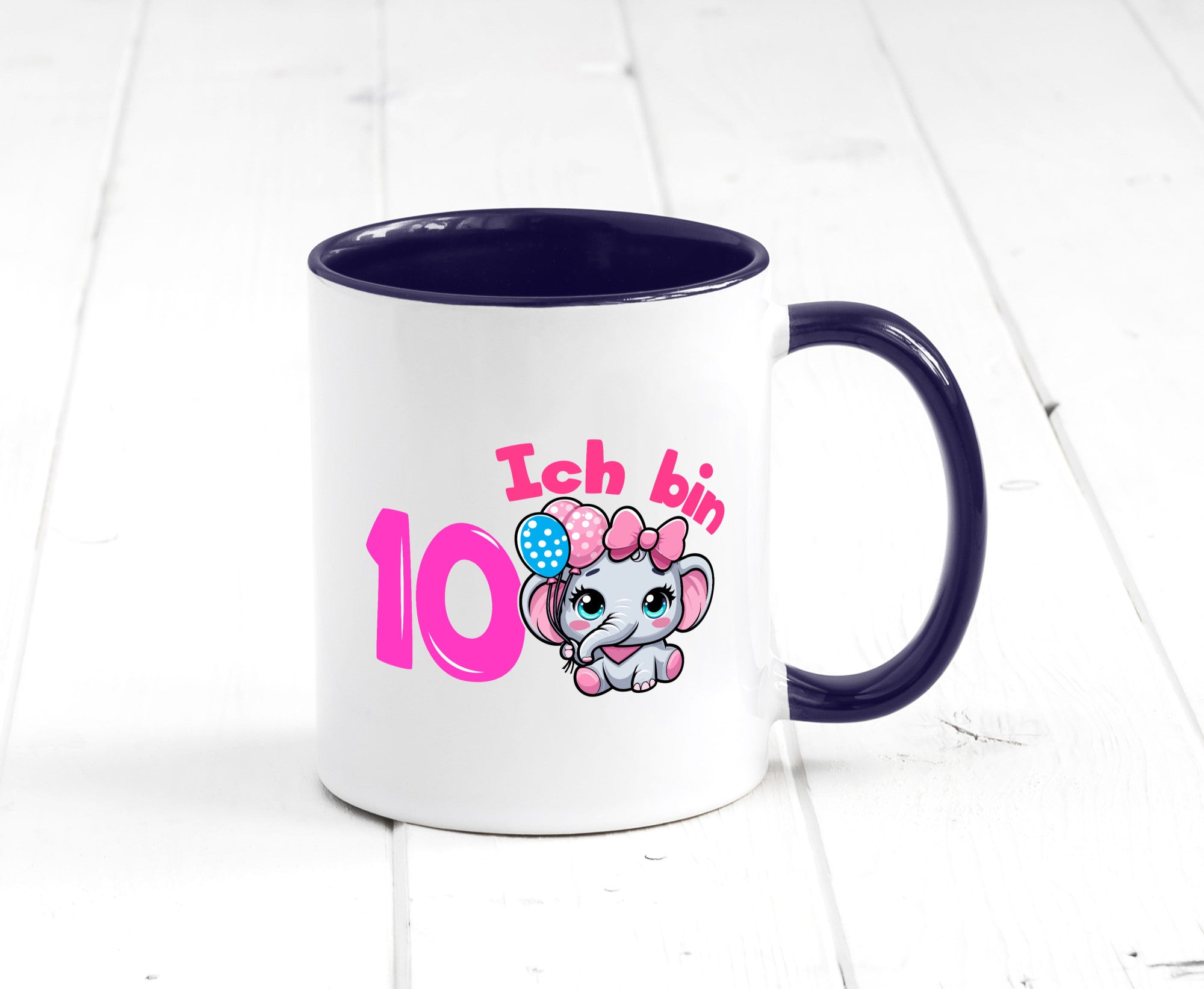 10. Geburtstag | 10 Jahre Elefant Mädchen Geschenk Geschenkidee lustiger Spruch