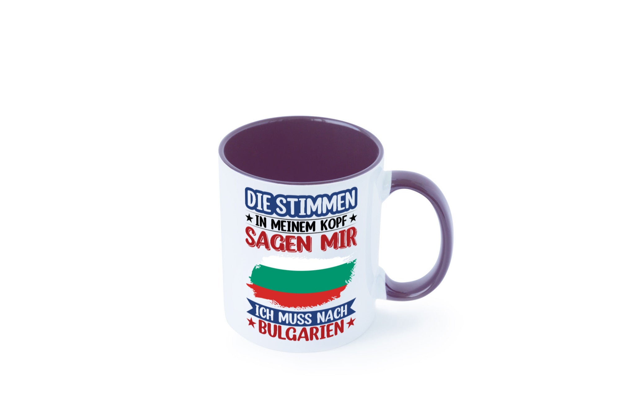 Bulgarien | Urlaub Stimmen in meinem Kopf Traumland Humor Geschenkidee Tasse