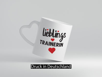 Lieblingstrainerin | Dankeschön Tasse Sport Trainerin lustiger Spruch Geschenk