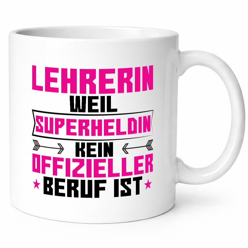 Superheld Lehrerin | Schule Beruf Schüler Humor Arbeit Kollegen Büro