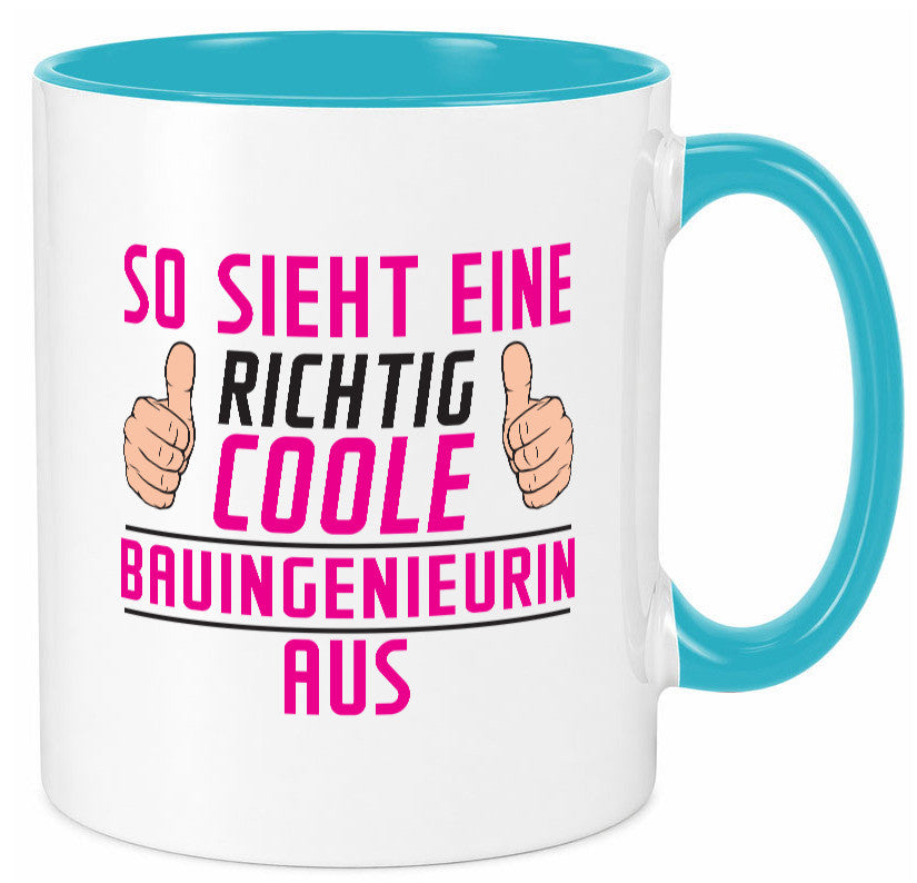 Richtig Coole Bauingenieurin | Ingenieurin lustig Humor Geschenkidee Geschenk