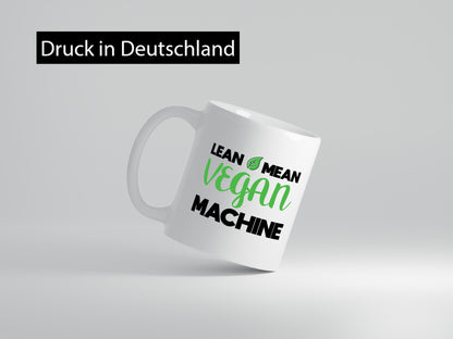 Lean Mean Vegan Maschien | Vegetarier lustiger Spruch Geschenk Humor