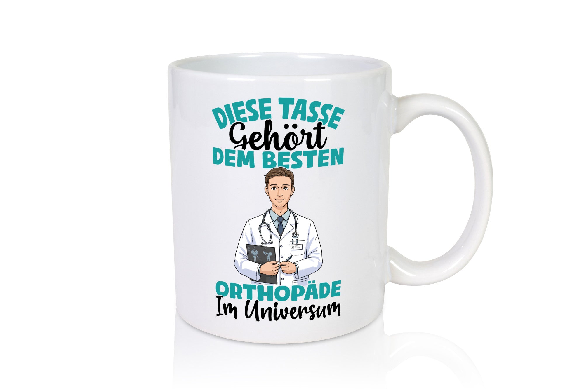 Im Universum: Orthopäde | Orthopädie Witz Geschenkidee Tasse