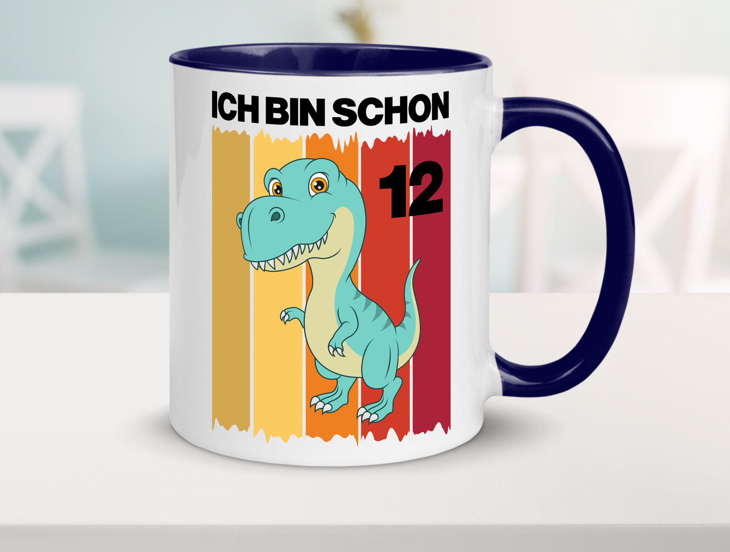 12. Geburtstag | 12 Jahre Dinosaurier lustiger Spruch Geschenk Geschenkidee