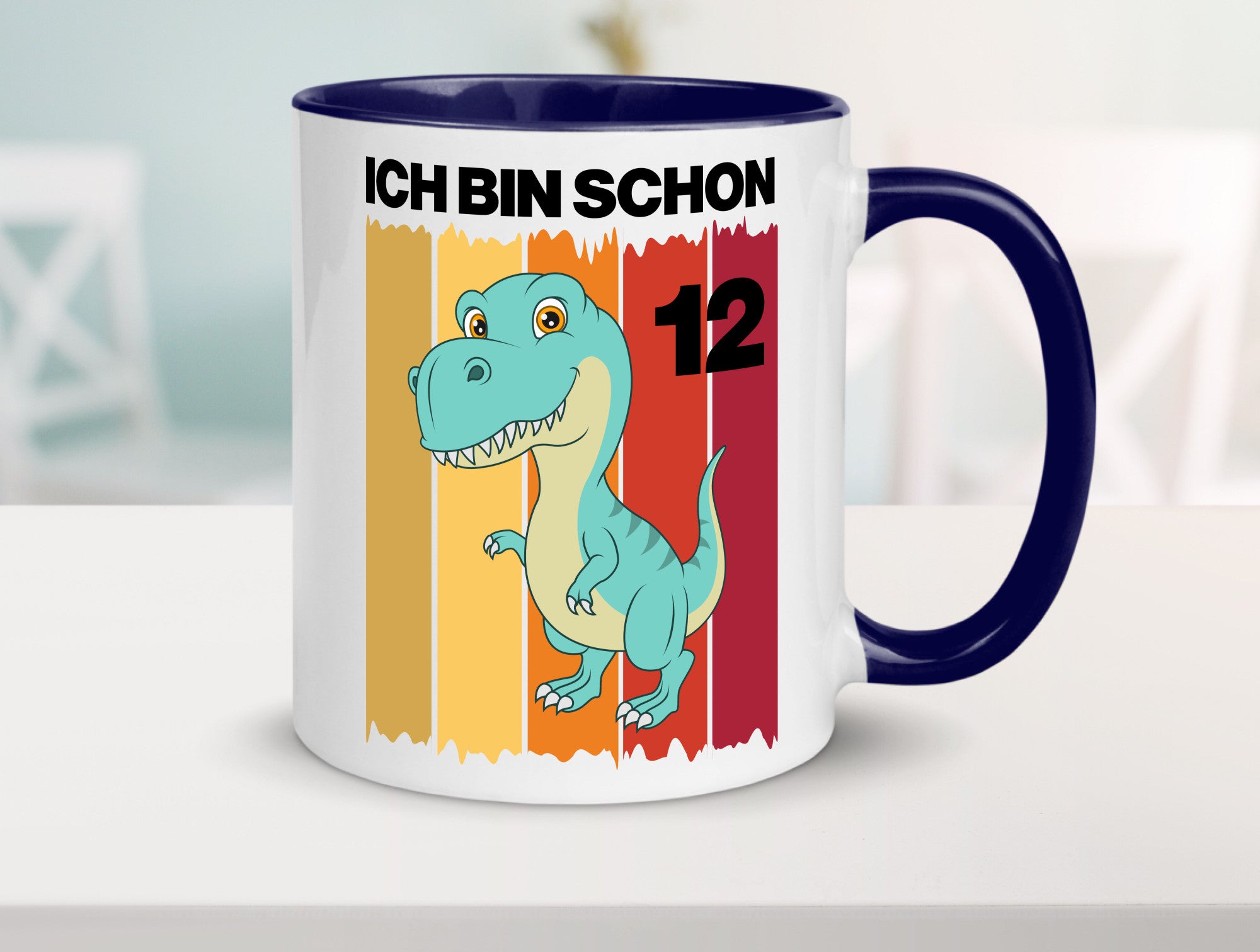12. Geburtstag | 12 Jahre Dinosaurier lustiger Spruch Geschenk Geschenkidee