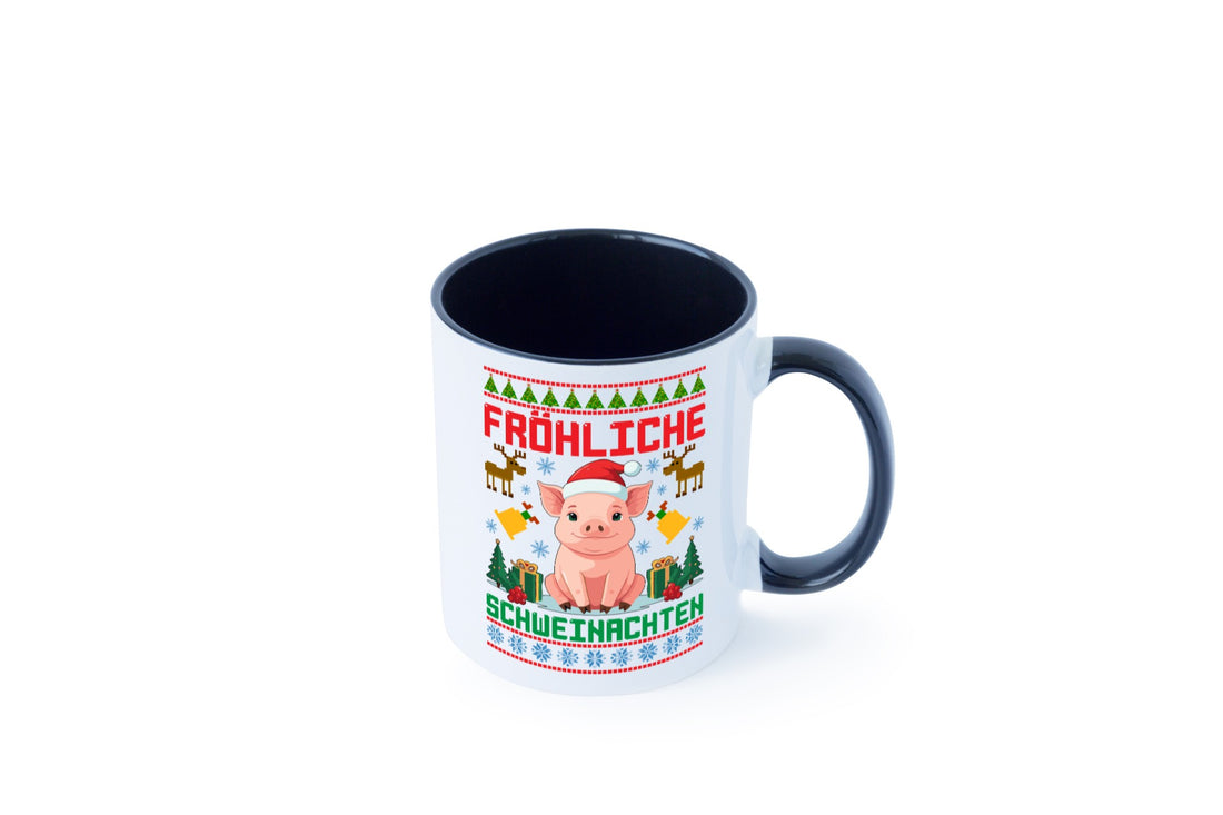 Fröhliche Schweinachten | Ugly Christmas Schwein Humor Geschenkidee Tasse