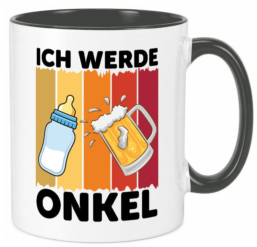 Ich werde Onkel | Patenonkel Schwangerschaft ankündigung v2 lustiger Spruch Tasse