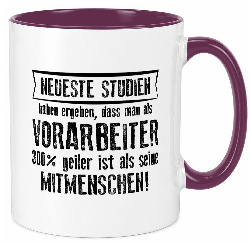 Neuste Studien: Vorarbeiter | Kollege Teamleiter lustig Arbeit Kollegen Büro