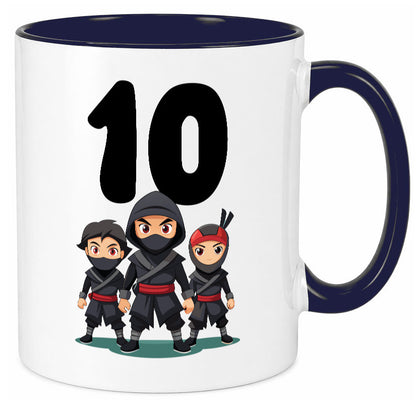 10. Geburtstag | 10 Jahre Ninja Humor Geschenkidee Tasse