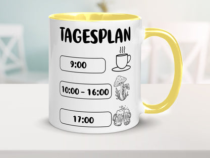 Tagesplan Pilzsammler | Pilze Wald v2 Geschenk Humor Geschenkidee lustiger