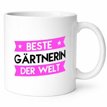 Beste Gärtnerin | Gartenbau Geschenk Humor Geschenkidee lustiger Spruch Tasse