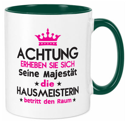 Seine Majestät Hausmeisterin | Hauswart Humor Geschenkidee Tasse