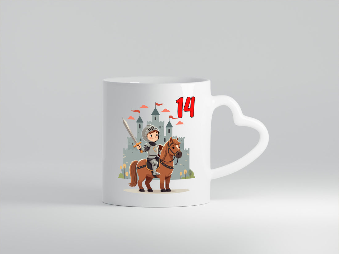 14. Geburtstag | 14 Jahre Ritter Junge Schloss lustig Geschenkidee Geschenk