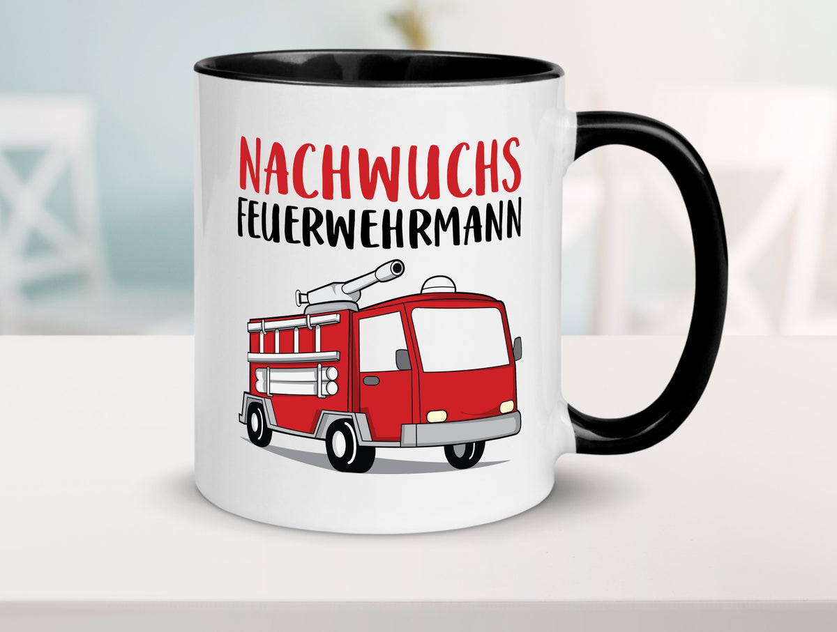 Nachwuchs Feuerwehrmann | Feuerwher Humor Geschenkidee Tasse