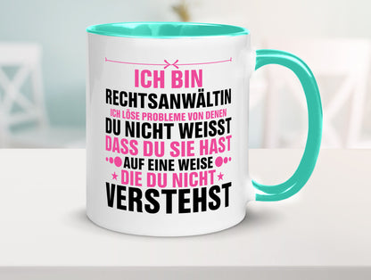 Löse Probleme: Rechtsanwältin | Jurstin Anwältin v2 Geschenk Humor Geschenkidee