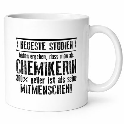 Neuste Studien: Chemikerin | Chemie Labor Wissenschaft lustig Humor