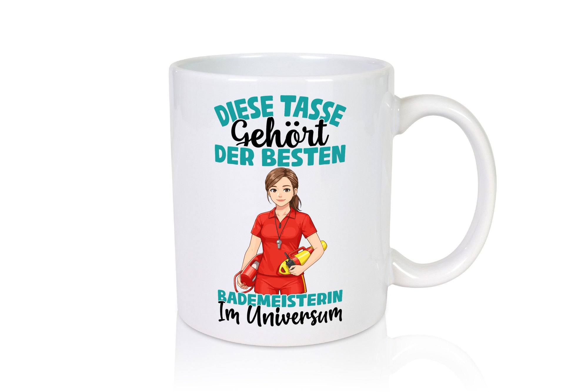 Im Universum: Bademeisterin | Schwimmmeisterin Geschenk Humor Geschenkidee