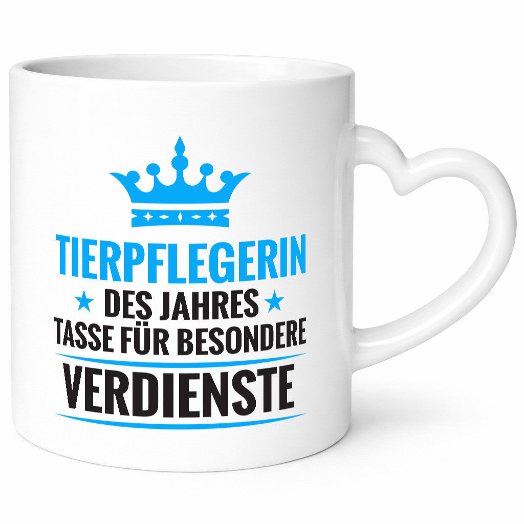 Besonderer Verdienst: Tierpflegerin | Pflegeberuf Tierheim Humor Arbeit