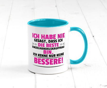 Die Beste Einzelhandelskauffrau | Einzelhandel Geschenkidee Humor Tasse