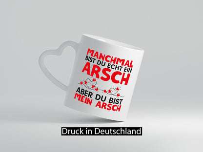 Mein Arsch | Beziehung Tasse Freund Valentinstag Humor Geschenkidee