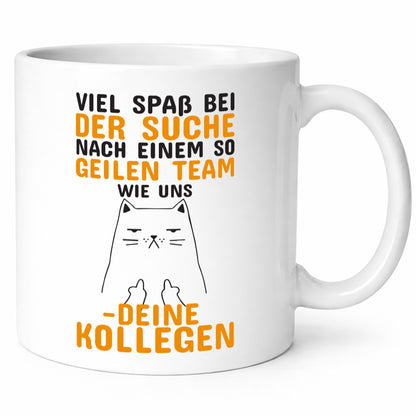 Geiles Team | Abschied Tasse Kollegen Spruch lustig Arbeit Büro Geschenk