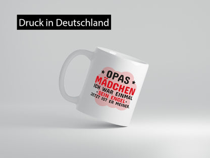 Opas Mädchen | Trauer Tasse Abschied Enkelin lustig Familie Geschenkidee