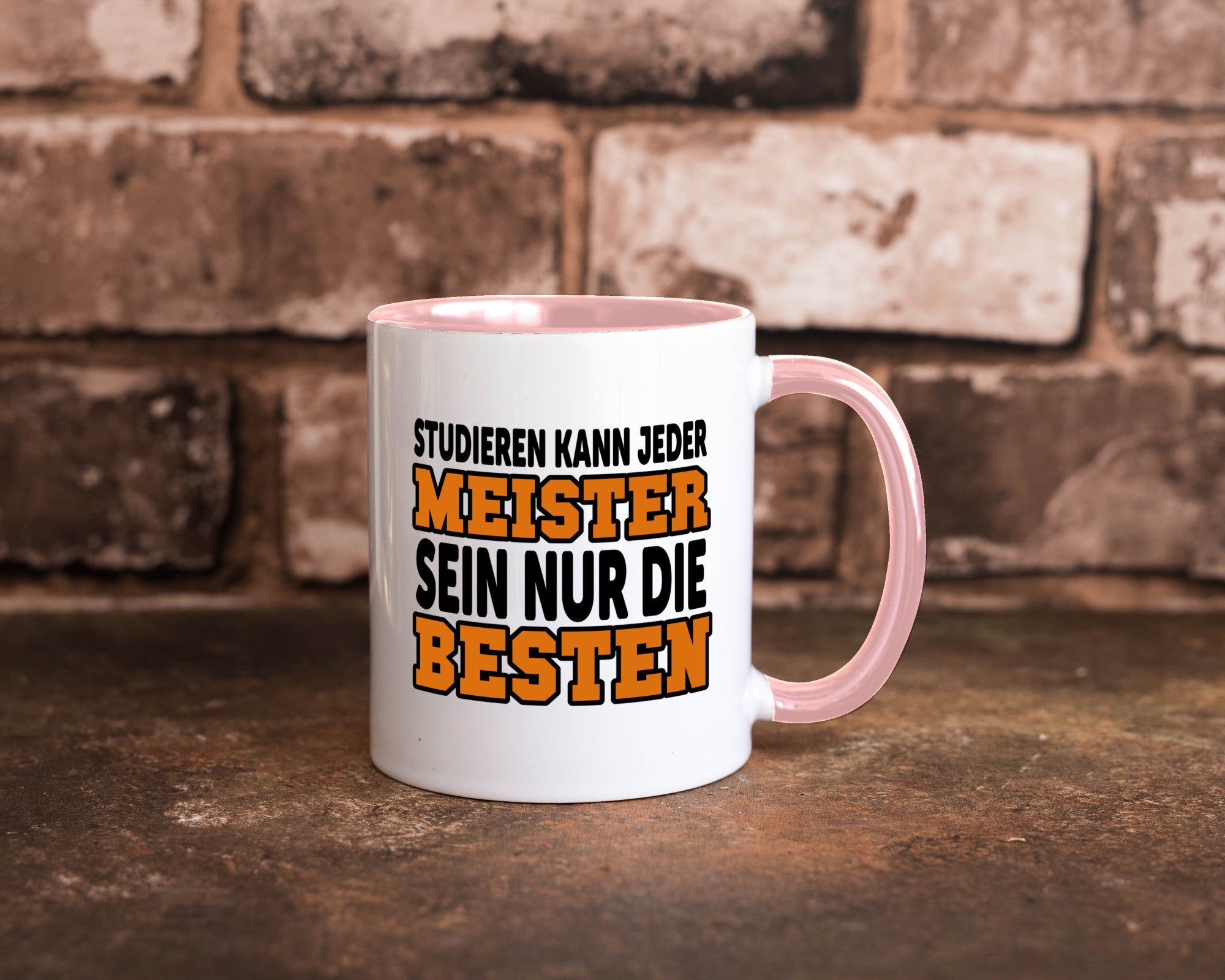 Meister | Handwerker Meisterprüfung Berufsabschluss Humor Arbeit Kollegen Büro