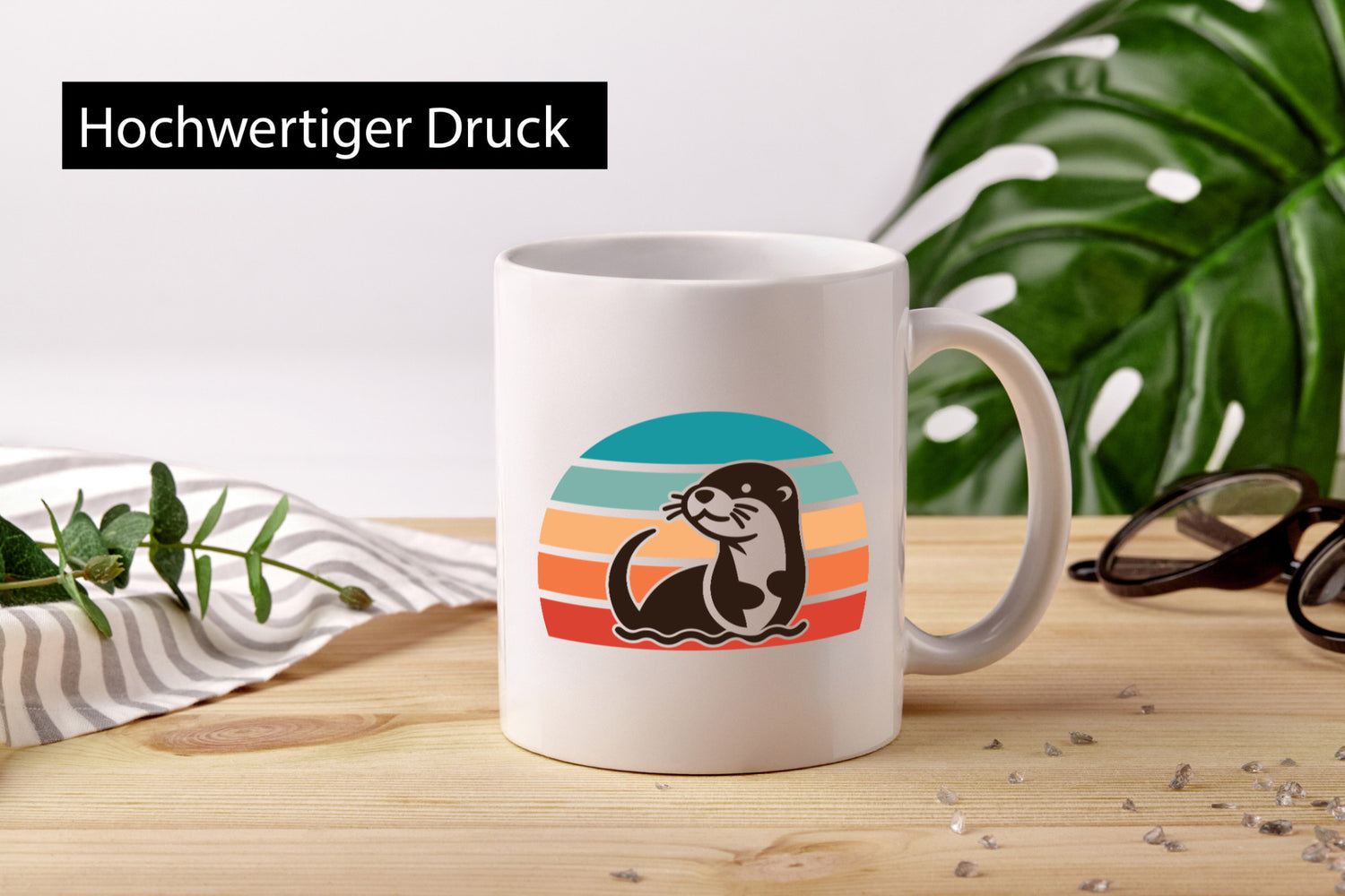 See Otter | Sunset Retro Vintage Natur lustiger Spruch Geschenk Humor