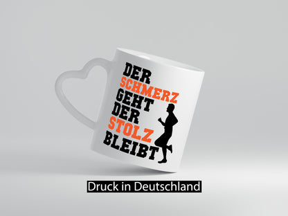 Schmerz geht, Stolz bleibt | Läufer Sport lustiger Spruch Geschenk Humor