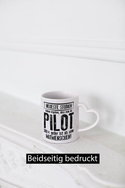 Neuste Studien: Pilot | Flugzeug Piloten Humor Geschenkidee Tasse