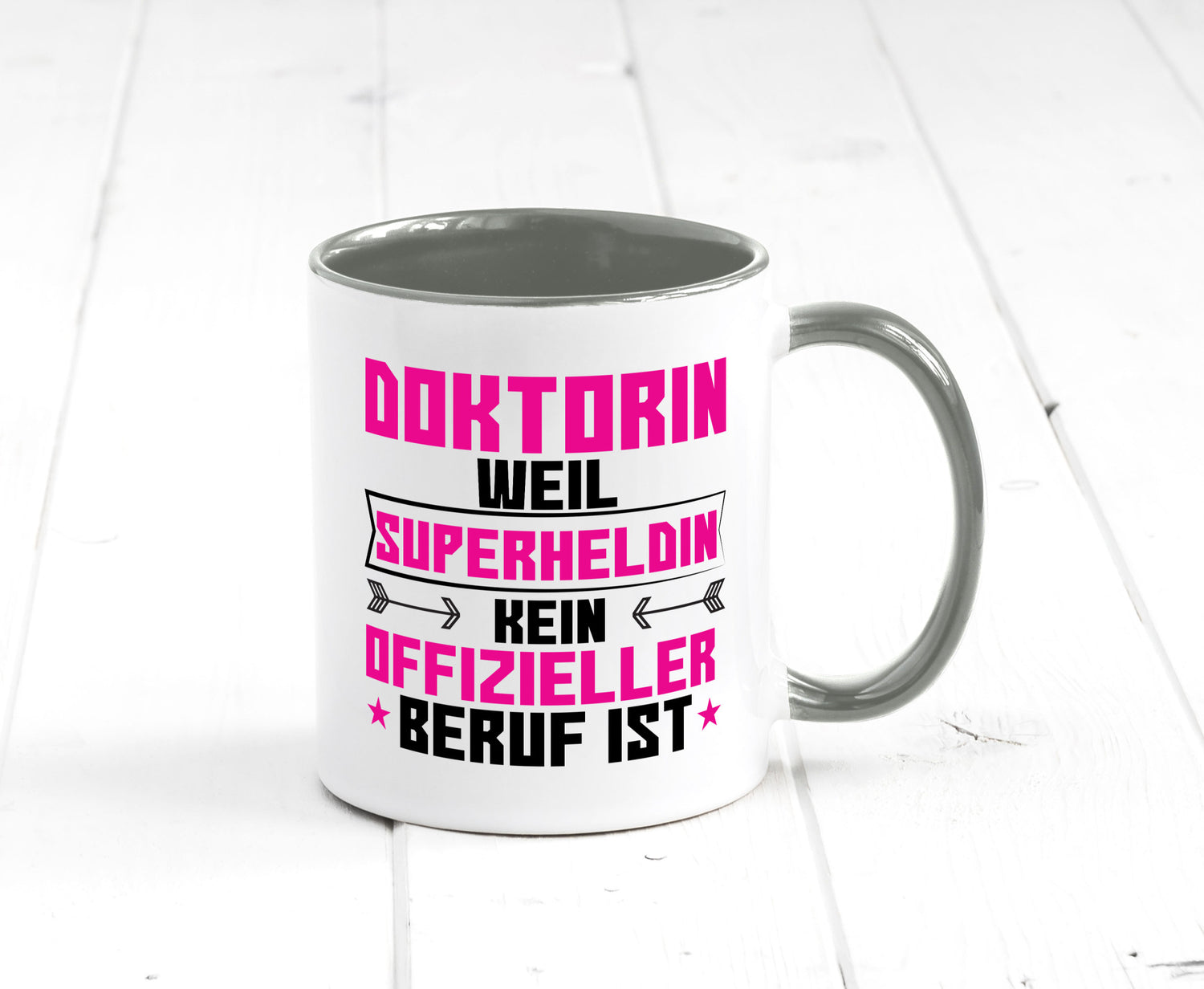 Superheldin Doktorin | Doktorand Doktortitel Geschenkidee Humor Tasse