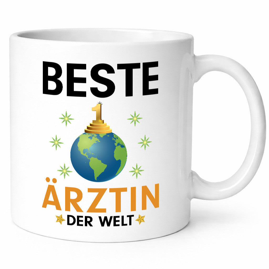 Welt Beste Ärztin | Medizin Doktorin Fachärztin lustiger Spruch Geschenk Humor Tasse