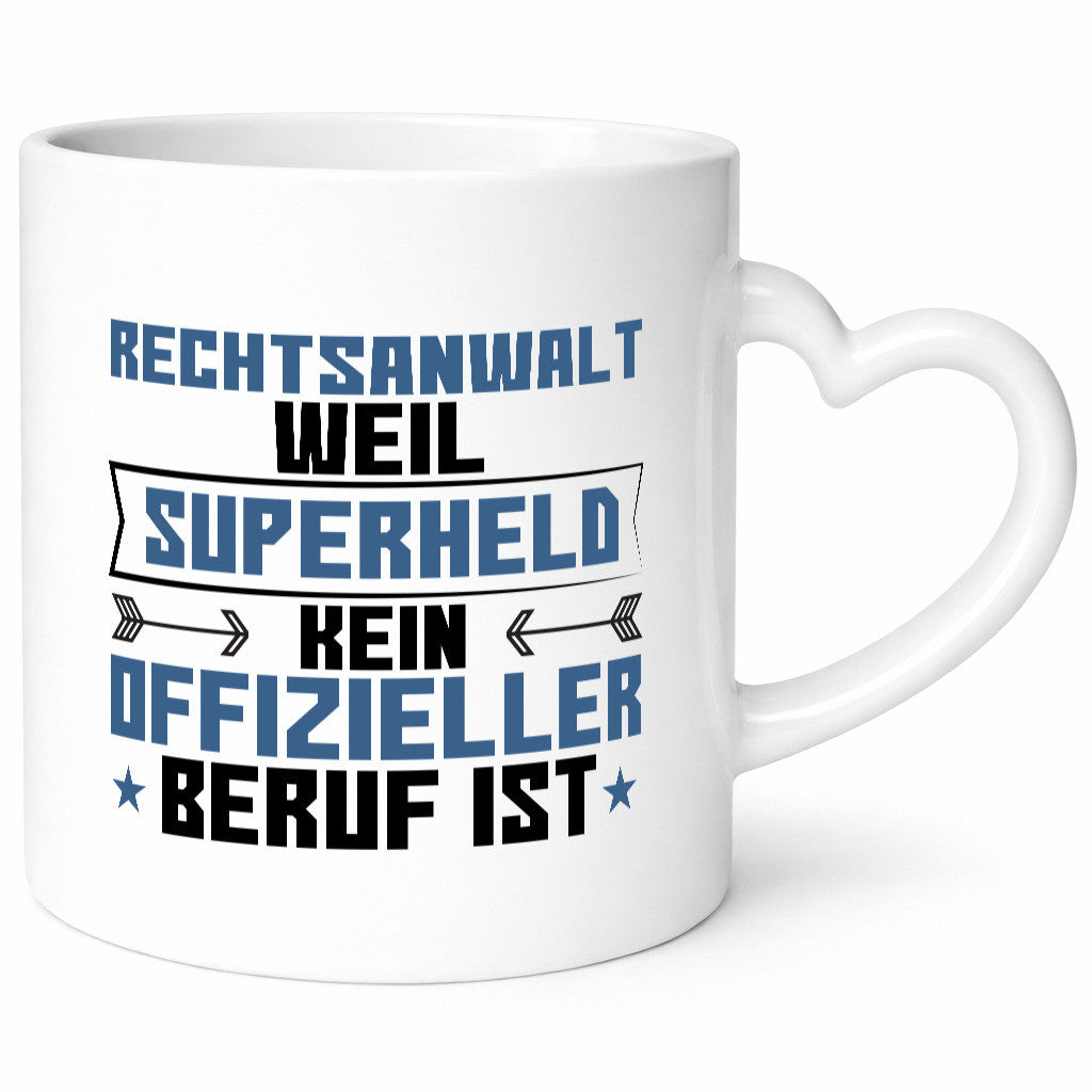 Superheld Rechtsanwalt | Anwalt Jurist lustig Humor Geschenkidee Geschenk Tasse