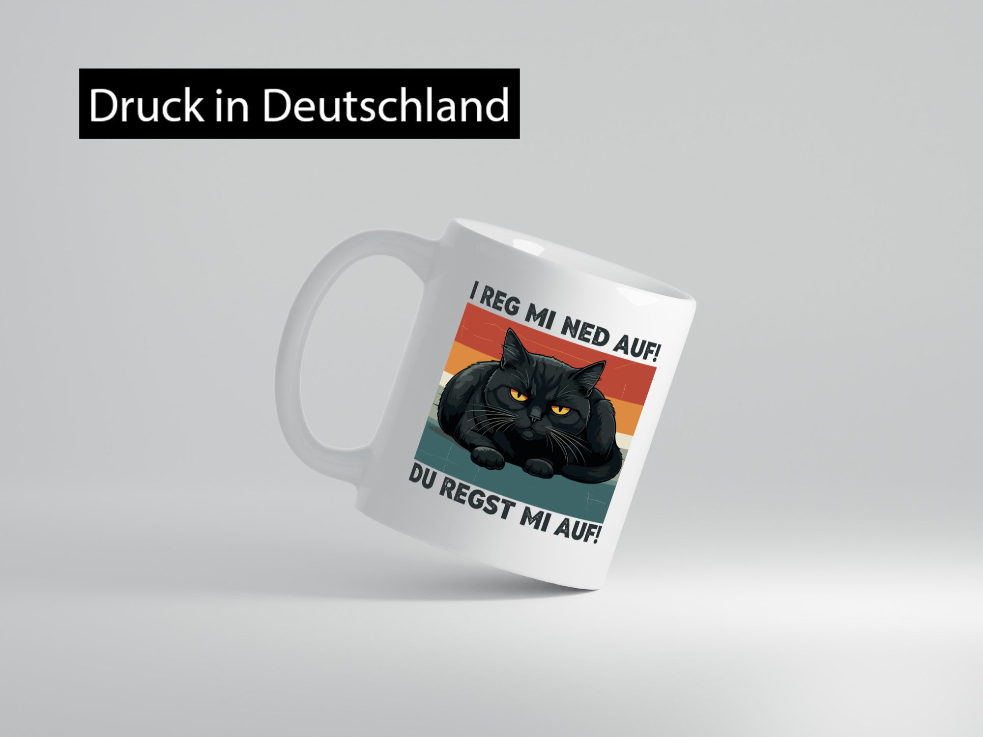 Du regst mi Auf | Böse Katze Reg ned lustiger Spruch Geschenk Tierliebhaber