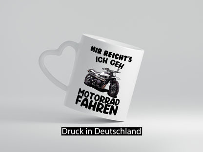 Motorrad Fahrer Tasse Geschenkidee Humor