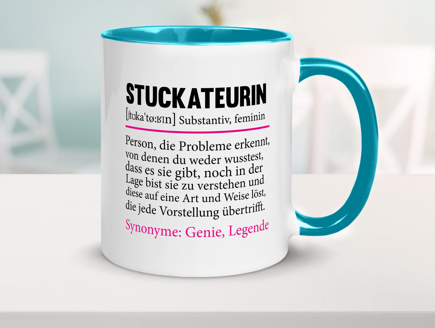 Stuckateurin | Innenausbau Beruf Humor Spruch Arbeit Kollegen Büro Geschenkidee