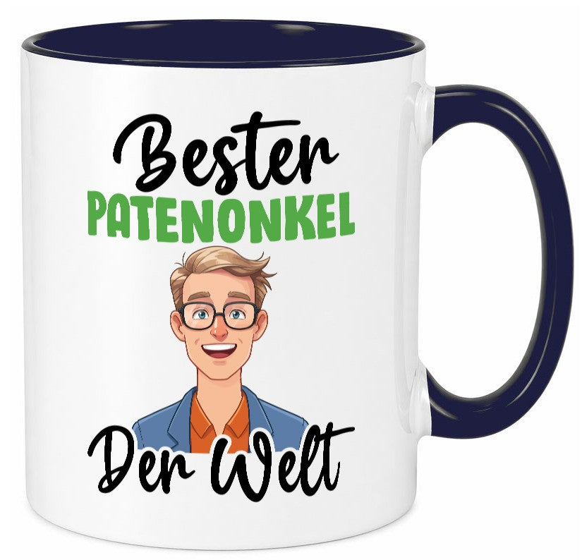 Bester Patenonkel | Onkel lustiger Spruch Geschenk Humor Geschenkidee Tasse
