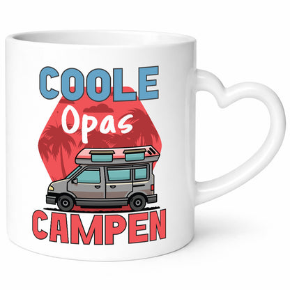Coole Opas campen | Campingwagen Palmen Geschenk Familie Geschenkidee lustiger