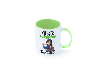 Beste Postbotin | Beruf Post Briefträger v2 lustig Arbeit Kollegen Büro