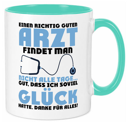 Richtig guter Arzt | Dankeschön Doktor Stethoskop Humor Geschenkidee Tasse