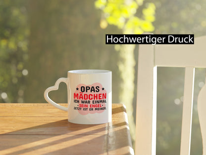 Opas Mädchen | Trauer Tasse Abschied Enkelin lustig Familie Geschenkidee