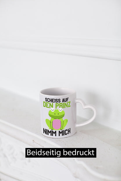 Scheiss auf den Prinz nimm mich | Frosch Prinzen v2 lustiger Spruch Geschenk
