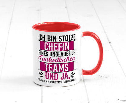 Stolze Chefin | Tolles Team Mitarbeiter lustig Arbeit Kollegen Büro Geschenk