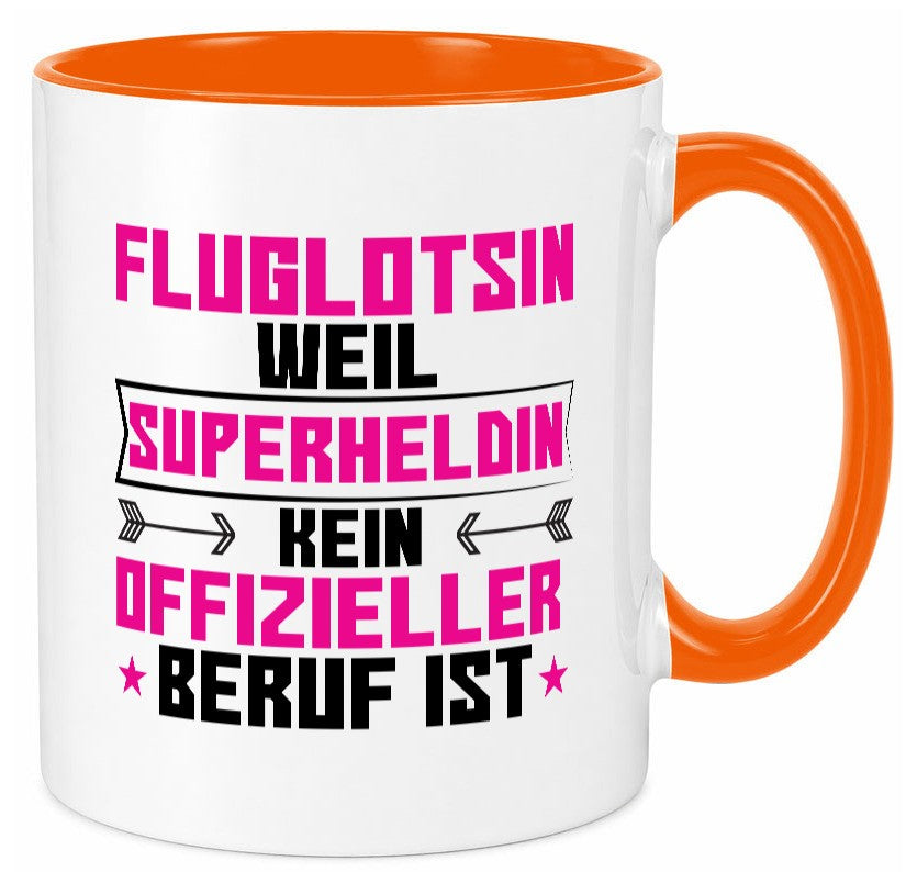 Superheldin Fluglotsin | Flughafen Flugverkehr Geschenkidee Humor Tasse