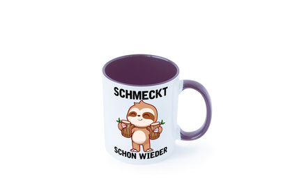 Schmeckt schon wieder | Frankfurt Hessen v2 Geschenkidee Humor Tasse